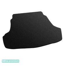 Двошарові килимки Sotra Premium Black для Hyundai Sonata (mkVII)(багажник) 2015-2019