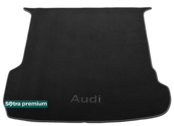 Двошарові килимки Sotra Premium Black для Audi Q7/SQ7 (mkII)(багажник) 2015→ - Фото 1