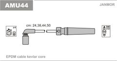 Дроти запалювання Janmor AMU44 для Chevrolet Aveo 1.4 (F14D3; F14D4) / 1.5 (F15S3) / Rezzo 1.6 (A16DMS)