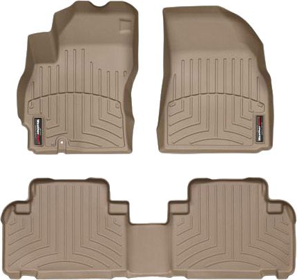 Коврики WeatherTech Beige для Mazda 5 (mkII)(1-2 row) 2008-2010 - Фото 1