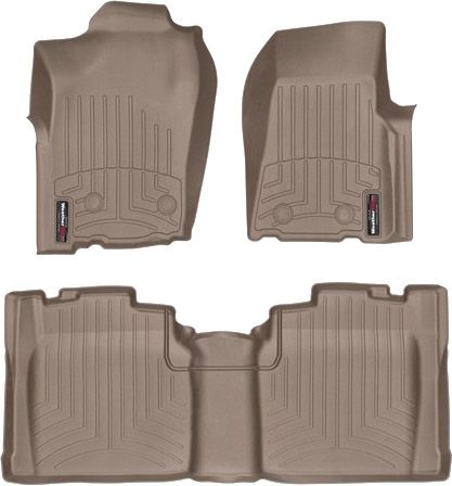 Коврики Weathertech Beige для Ford Ranger (all cabs)(mkIII)(1 row) 2011-2011 automatic - Фото 1