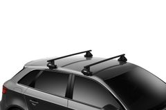 Багажник на гладкий дах Thule Squarebar Evo для Audi A6/S6 (mkIV)(C7)(седан) 2011-2018 - Фото 2