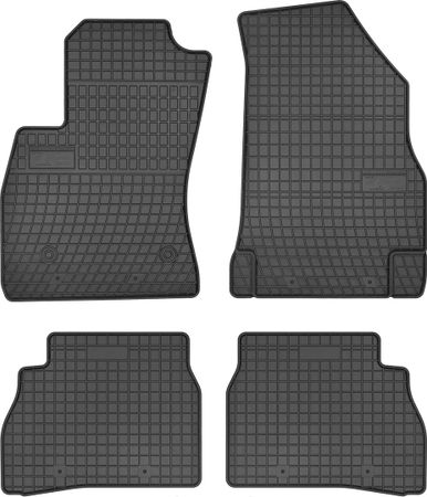 Гумові килимки Frogum для Fiat Doblo (mkII)(1-2 ряд) 2010-2022; Opel Combo (mkIV)(D)(1-2 ряд) 2011-2017 - Фото 1