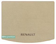 Двошарові килимки Sotra Premium Beige для Renault Koleos (mkII)(багажник) 2016→