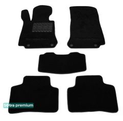 Двошарові килимки Sotra Premium Black для Mercedes-Benz GLC-Class (X253; C253) 2015-2022; EQC (N293) 2019→