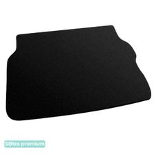Двошарові килимки Sotra Premium Black для Opel Astra (mkII)(G)(хетчбек)(багажник) 1998-2009