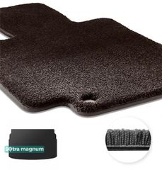 Двошарові килимки Sotra Magnum Black для Volkswagen T-Cross (mkI)(нижній рівень)(багажник) 2019→