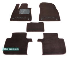Двошарові килимки Sotra Premium Chocolate для Lexus RX (mkIV)(long) 2017-2022