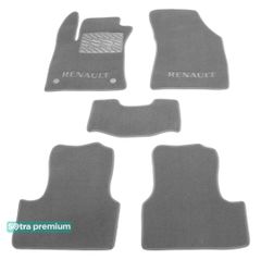 Двошарові килимки Sotra Premium Grey для Renault Megane (mkIV)(седан та універсал) 2016-2022