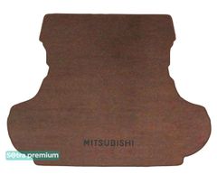 Двошарові килимки Sotra Premium Chocolate для Mitsubishi Outlander (mkII)(багажник) 2007-2012