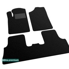Двошарові килимки Sotra Premium Black для Peugeot Partner (mkI)(1-2 ряд) 1996-2013