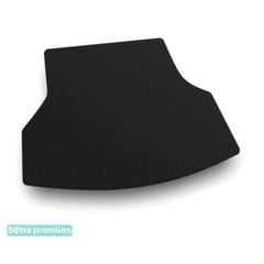 Двошарові килимки Sotra Premium Black для Genesis G80 (mkI); Hyundai Genesis (mkII)(седан)(багажник) 2015-2020