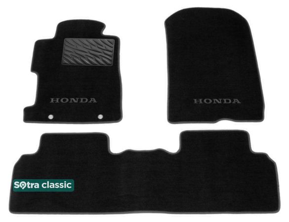 Двухслойные коврики Sotra Classic Black для Honda Civic (mkVIII)(FD)(седан) 2005-2011 (EU) - Фото 1