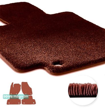 Двошарові килимки Sotra Magnum Red для Volvo V40 (mkII) 2012-2019 - Фото 1