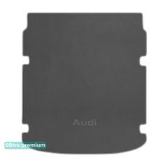 Двошарові килимки Sotra Premium Grey для Audi A6/S6 (mkV)(C8)(седан)(з вирізами)(багажник) 2018→