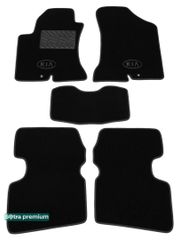 Двошарові килимки Sotra Premium Black для Kia Ceed (mkI) 2006-2012