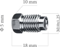 Наконечник WP 5-100-112 (M10х1.25) під трубку 4.75мм - Фото 1
