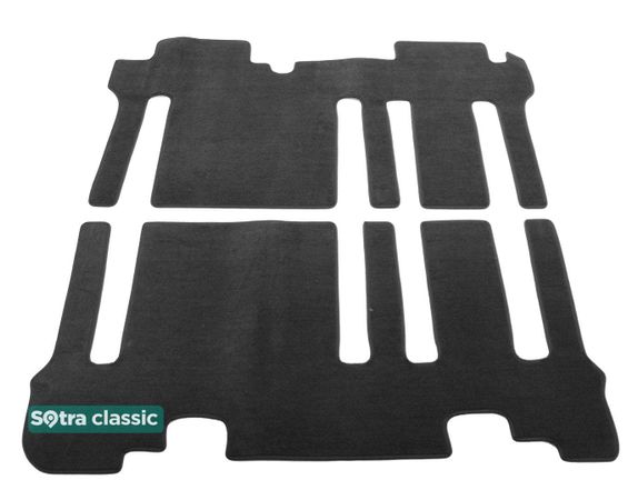 Двошарові килимки Sotra Classic Grey для Hyundai H-1 (mkII)(2-3 ряд) 2007→ - Фото 1