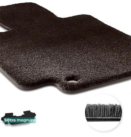 Двошарові килимки Sotra Magnum Black для Ford Explorer (mkV); Lincoln MKT (mkI)(3 ряд) 2011-2019 - Фото 1