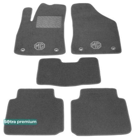 Двошарові килимки Sotra Premium Grey для MG 350 / Roewe 350 (mkI) 2010-2015 - Фото 1