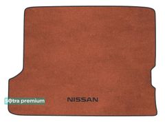 Двошарові килимки Sotra Premium Terracotta для Nissan Patrol (mkV)(Y61)(5-дв.)(складений 3 ряд)(багажник) 1998-2010