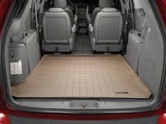 Коврик WeatherTech Beige для Dodge / Chrysler Grand Caravan (mkIV)(long)(Stow & Go Seats)(trunk behind 2 row) 2001-2007 - Фото 2