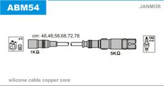 Провода зажигания JanMor ABM54 для Audi A4 2.4 / 2.6 / 2.8 / A6 2.3 / 2.6 / 2.8 / Cabriolet