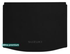 Двошарові килимки Sotra Premium Black для Suzuki SX4 (mkIII)(S-Cross)(багажник) 2021→
