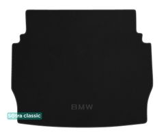 Двухслойные коврики Sotra Classic Black для BMW 1-series (F20)(багажник) 2011-2015