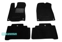 Двухслойные коврики Sotra Premium Black для Acura MDX (mkIII)(1-2 ряд) 2014-2020 - Фото 1
