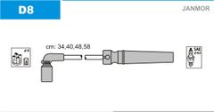 Дроти запалювання Janmor D8G для Daewoo Nubira 1.8