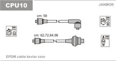 Дроти запалювання Janmor CPU10 для Citroen Visa 1.6 GTI (XU5J - 180A / B6D); Peugeot 305 1.6 (B1A)