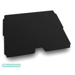 Двошарові килимки Sotra Premium Black для Peugeot 3008 (mkI)(верхній рівень)(багажник) 2008-2016