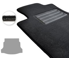 Двошарові килимки Optimal для Honda Civic (mkX)(хетчбек)(с запаской)(нижний)(багажник) 2015-2021