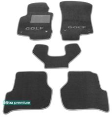 Двухслойные коврики Sotra Premium Grey для Volkswagen Golf (mkV) 2003-2008