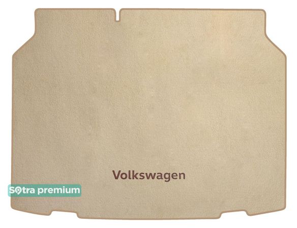 Двошарові килимки Sotra Premium Beige для Toyota Yaris Cross (mkI)(гібрид)(нижній рівень)(багажник) 2020→ - Фото 1