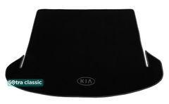Двухслойные коврики Sotra Classic Black для Kia Sorento (mkII)(7 мест)(багажник) 2009-2015