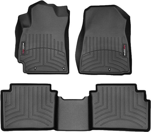 Коврики Weathertech Black для Kia Forte (mkIII) 2018-> - Фото 1