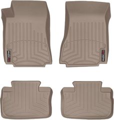 Коврики WeatherTech Beige для Cadillac CTS (mkII)(sedan & wagon)(RWD)(1 big fixing) 2008-2014 automatic