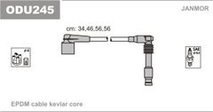 Дроти запалювання Janmor ODU245 для Opel Astra (F) 1.4 (X 14 XE) / Corsa (B) 1.4 16V (X 14 XE / C 14)