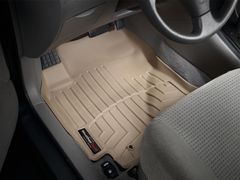 Коврики WeatherTech Beige для Toyota Corolla (mkIX)(E120)(with heating vens under front seats) 2003-2008 (USA) - Фото 2