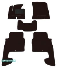 Двошарові килимки Sotra Premium Chocolate для Hyundai Santa Fe (mkII)(1-2 ряд) 2010-2012