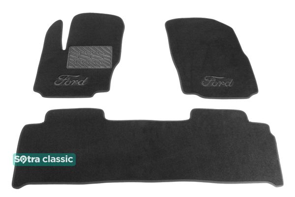 Двошарові килимки Sotra Classic Grey для Ford S-Max (mkI) 2006-2015 - Фото 1
