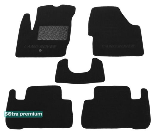 Двошарові килимки Sotra Premium Black для Land Rover Freelander (mkII) 2006-2014 - Фото 1