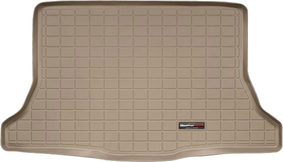 Коврик Weathertech Beige для Nissan Note (hatch)(E11)(no subwoofer)(trunk) 2007-2012 - Фото 1