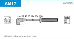 Дроти запалювання Janmor AM17 для Buick Century 3.1; Chevrolet Beretta 3.1 V6 (LHO) / Cavalier 3.1 - Фото 1