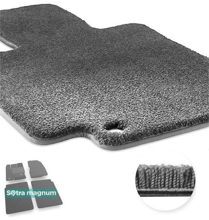 Двошарові килимки Sotra Magnum Grey для Lincoln MKT (mkI)(2 кліпси)(1-2 ряд) 2010-2019 - Фото 1