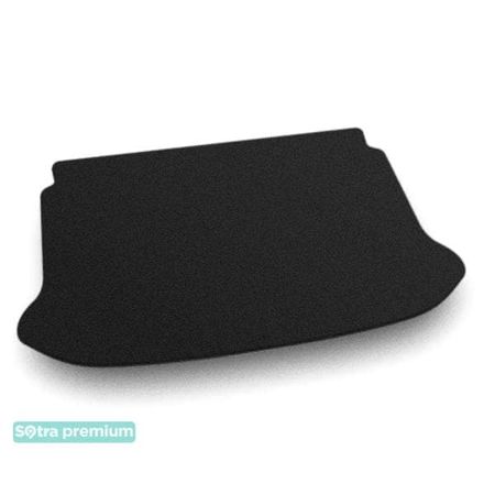 Двошарові килимки Sotra Premium Black для Hyundai Venue (mkI)(верхній)(багажник) 2020→ - Фото 1