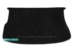 Двошарові килимки Sotra Classic Black для Land Rover Range Rover Evoque (mkI)(багажник) 2011-2018