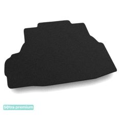 Двошарові килимки Sotra Premium Black для Chevrolet Evanda (mkI)(багажник) 2003-2006